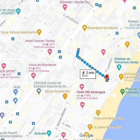 Carihuela Playa, Acogedor, Wifi Y Fibra Optica * Torremolinos