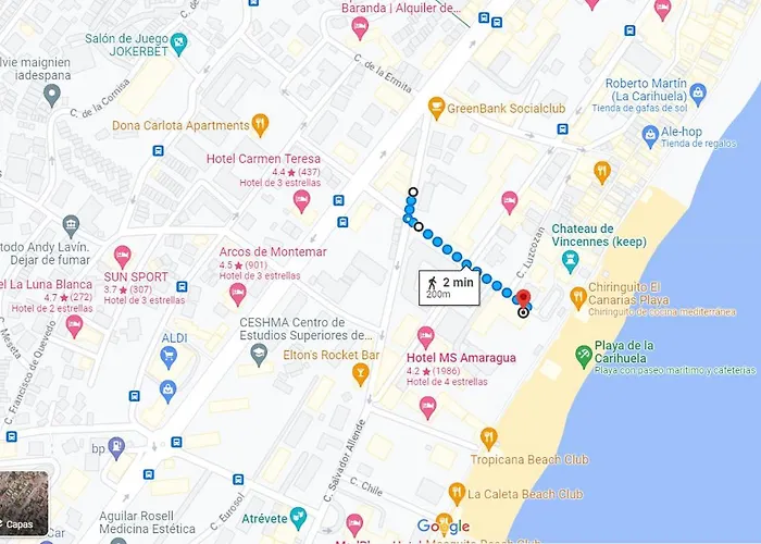 Carihuela Playa, Acogedor, Wifi Y Fibra Optica * Торремолінос